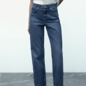 Sold out! Zara Z1975 straight leg high rise jeans NWT